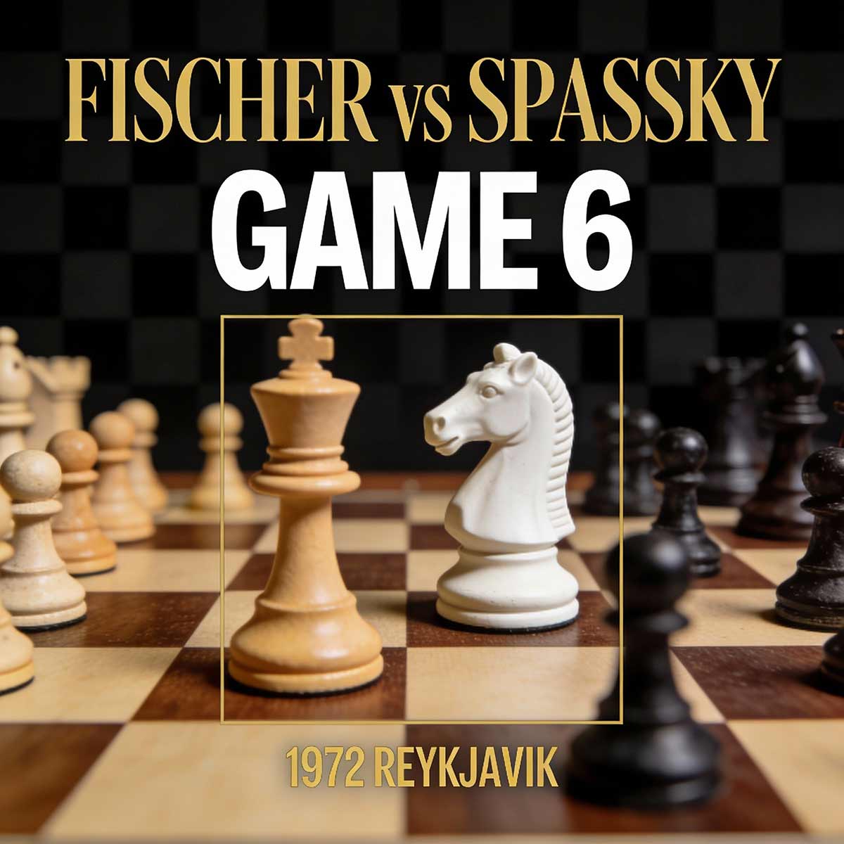 Spassky vs Fischer Game 6 Reykjavík World Champion